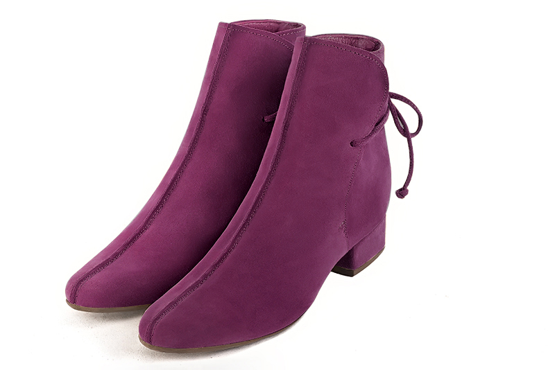 Mulberry purple dress booties for women - Florence KOOIJMAN